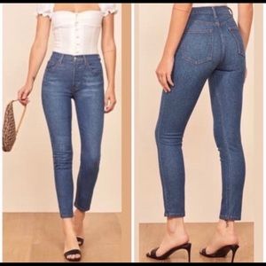 Reformation Serena High Rise Crop